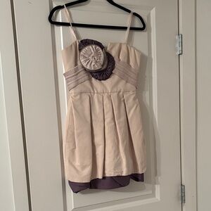 BCBGMaxAzria Pink and Purple Mini Dress